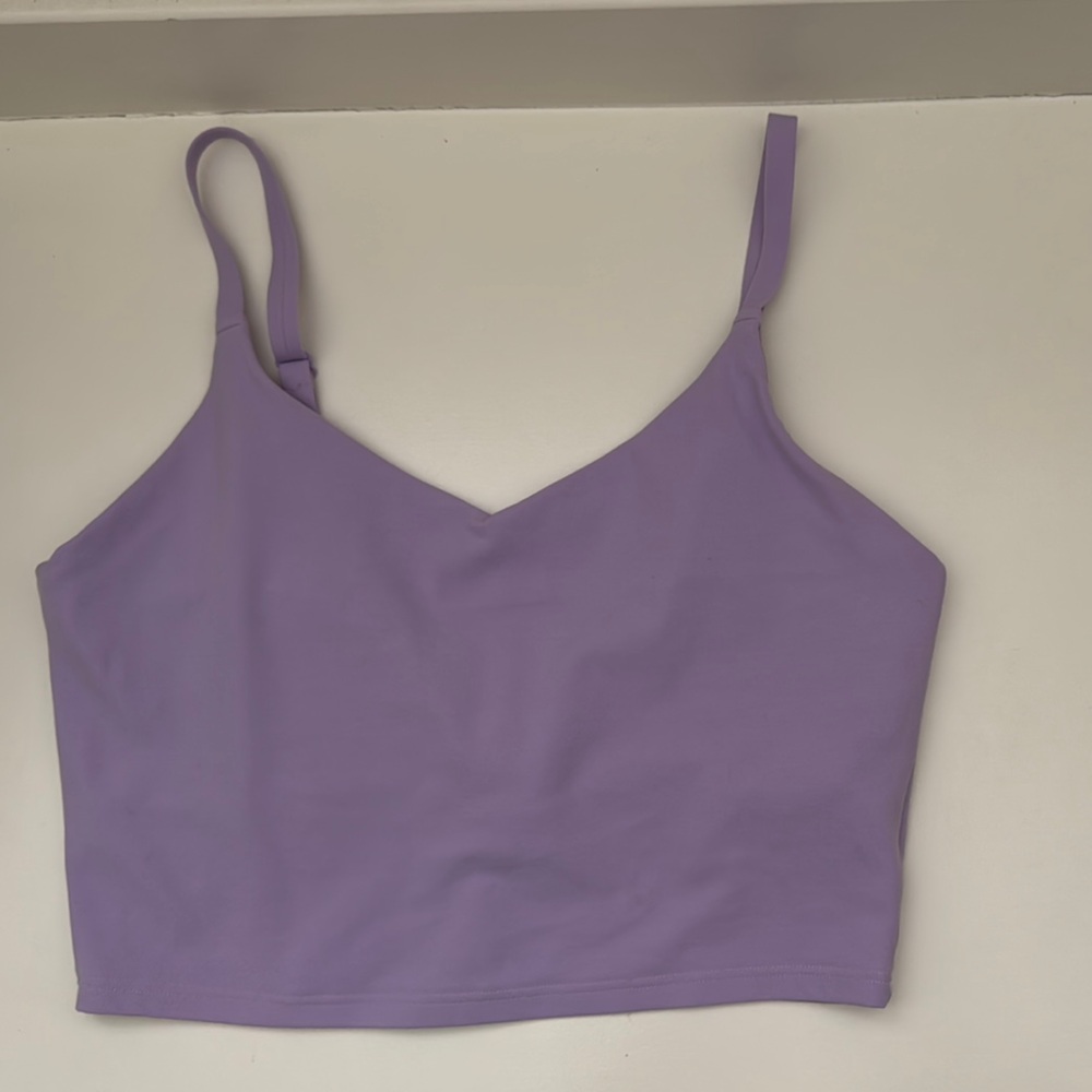 Athleta Lavender Crop Top